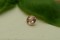 1.15 ct - Yellowish-Bronze Sapphire - Round Antique Cut - Lab Certified -