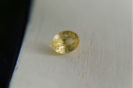 2.05 ct - Intense Neon Yellow Sapphire - Oval Checkerboard - Heated - IGL Certified