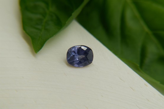 IGL Certified - 1.083 ct Blue Violet Sapphire - Cushion Checkerboard Cut