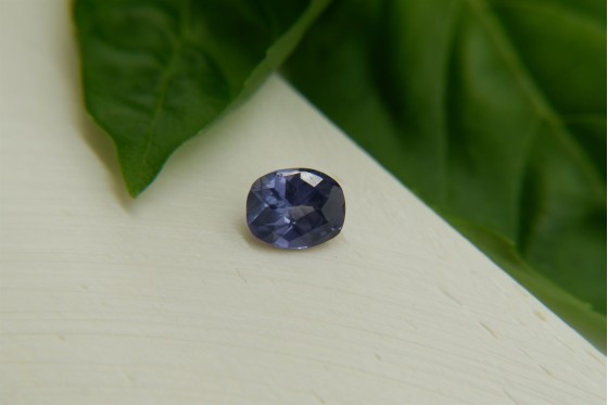 IGL Certified - 1.083 ct Blue Violet Sapphire - Cushion Checkerboard Cut