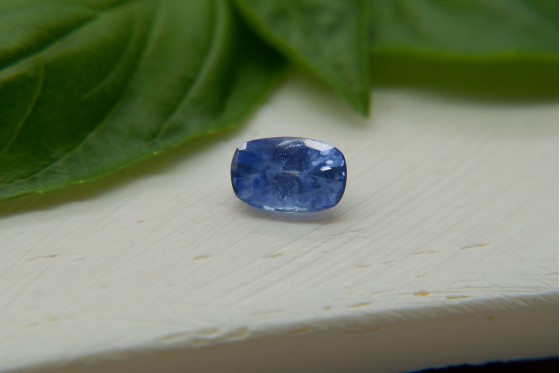 Velvet Blue Sapphire - 1.486 ct - IGL Certified - Cushion Rectangular Cut