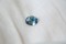 Vivid Blue/Silver Sapphire - 0.87 ct - Oval Checkerboard Cut - IGL Certified