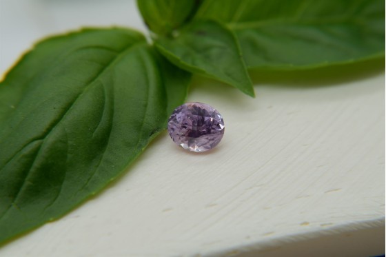 Pastel Violet Sapphire - 1.25 ct - GIA Certified - Handcrafted Oval Cut