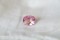 Pastel Padparadscha Sapphire - 1.44 ct - Unheated - Checkerboard Cushion Cut