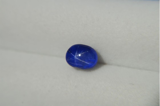 2.98 ct GIA Certified Cornflower Blue Star Sapphire - Unheated & Full Report -