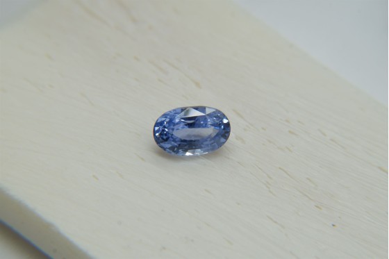 Neon Pastel Blue Sapphire - 1.35 ct - Unheated - Oval Cut - GIA Certified