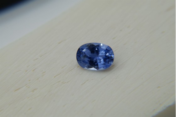 1.40 ct - IGL Certified Velvet Blue Sapphire - Oval Cut - Eye Clean