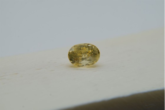 Vivid Neon Lemon Yellow Sapphire - 1.778 ct - AGL Certified - Oval Cut - Unheated -