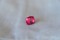 Rubellite - 1 ct - unheated - raspberry red/purplish - cushion cut - IGL certified