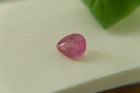 Neon Pink Mahenge Spinel - 1.50 ct - Pear Cut - IGL Certified - Unheated