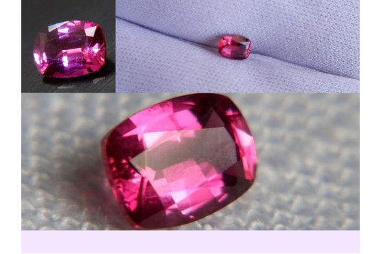 Vivid Pink Sapphire - Unheated - 0.46 ct - GIA Certified - Eye Clean