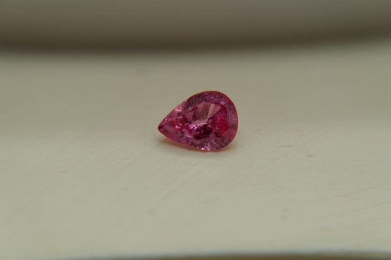 Padparadscha Sapphire - 1.15 ct - GIA Certified - Pear Cut - Heated