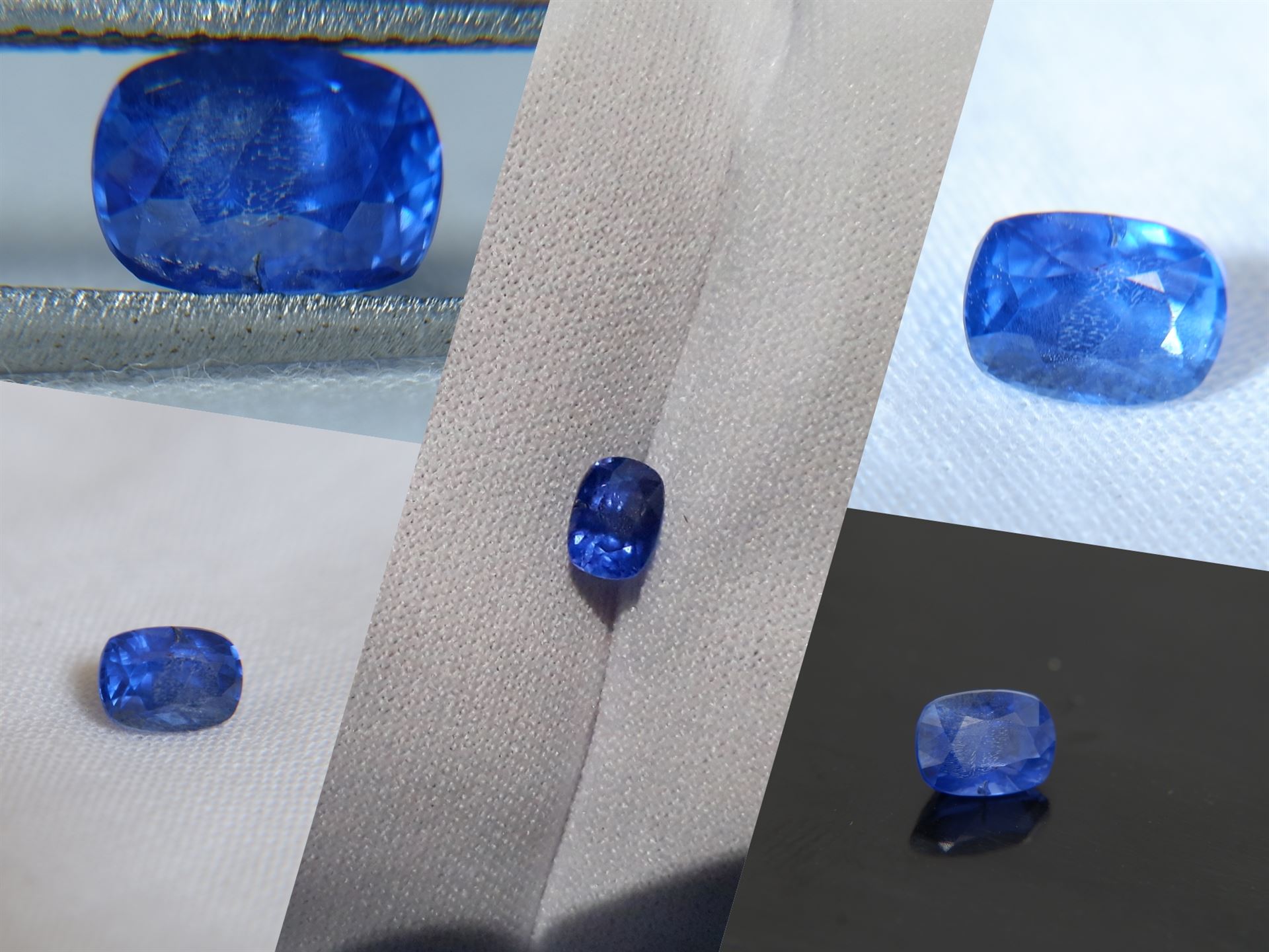 Vivid Blue Sapphire - 1.13 ct - GIA Certified - Unheated - Rectangular Cut