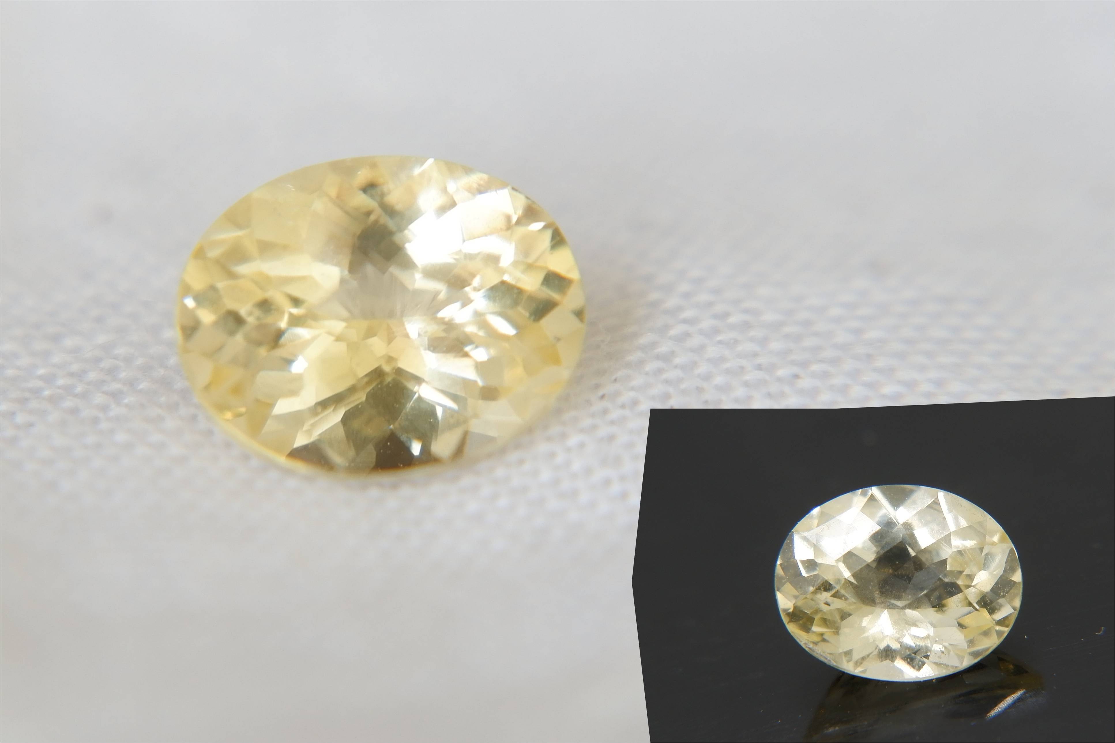 Vivid Yellow Sapphire - 1.13 ct - Oval Checkerboard Cut - IGL Certified