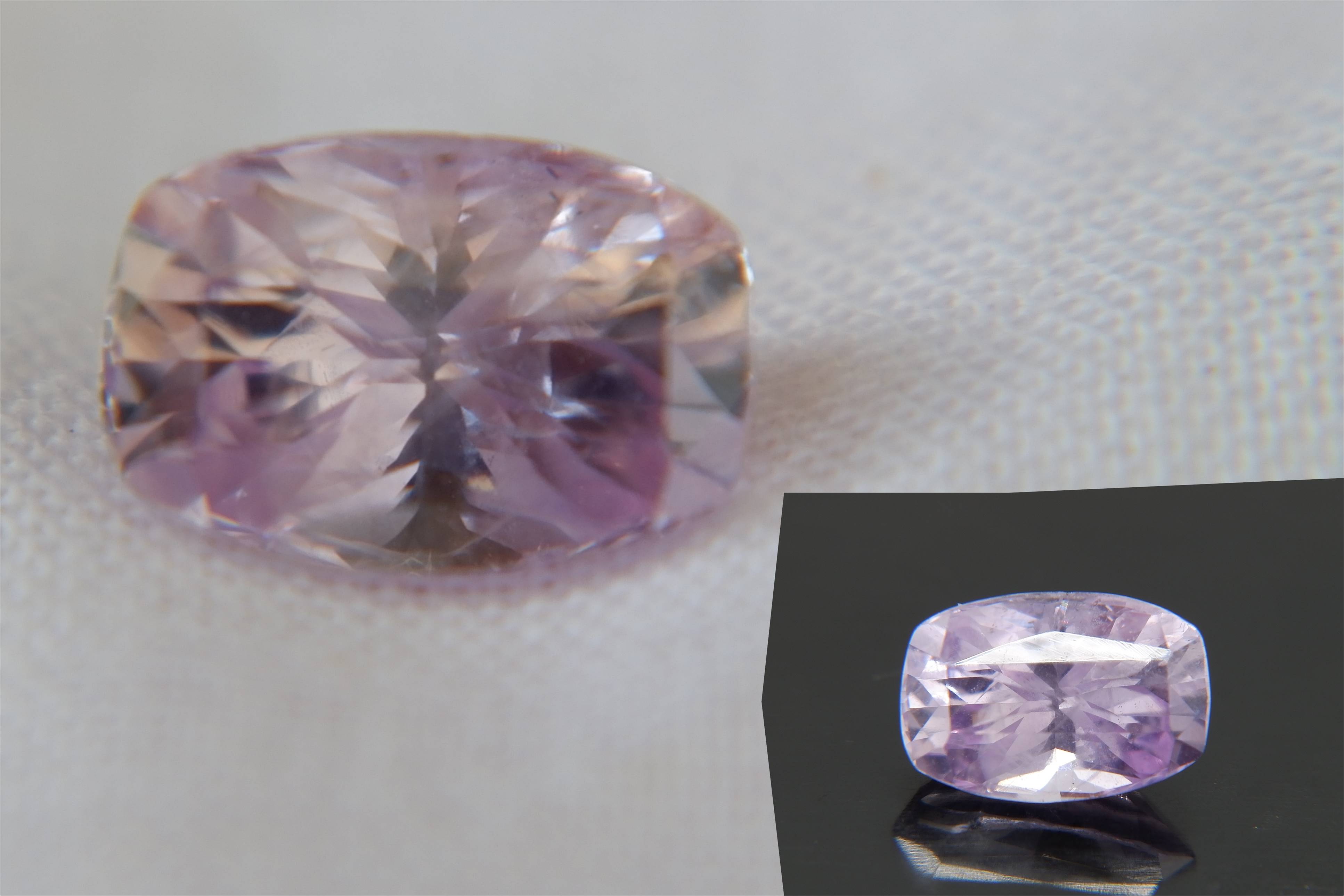 Vivid Bi-Color Violet Pink Sapphire - 2.122 ct - IGL Certified - Unheated