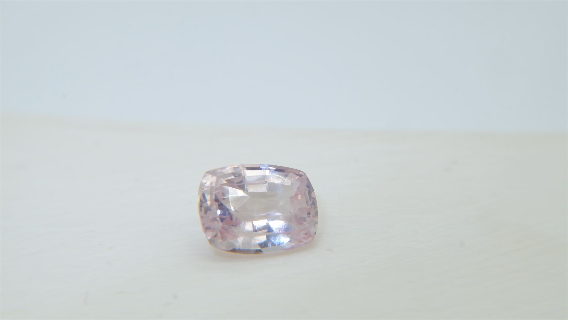 2.39 ct Unheated Bi-Color Pink/Violet Sapphire - Rectangular Cushion Cut -