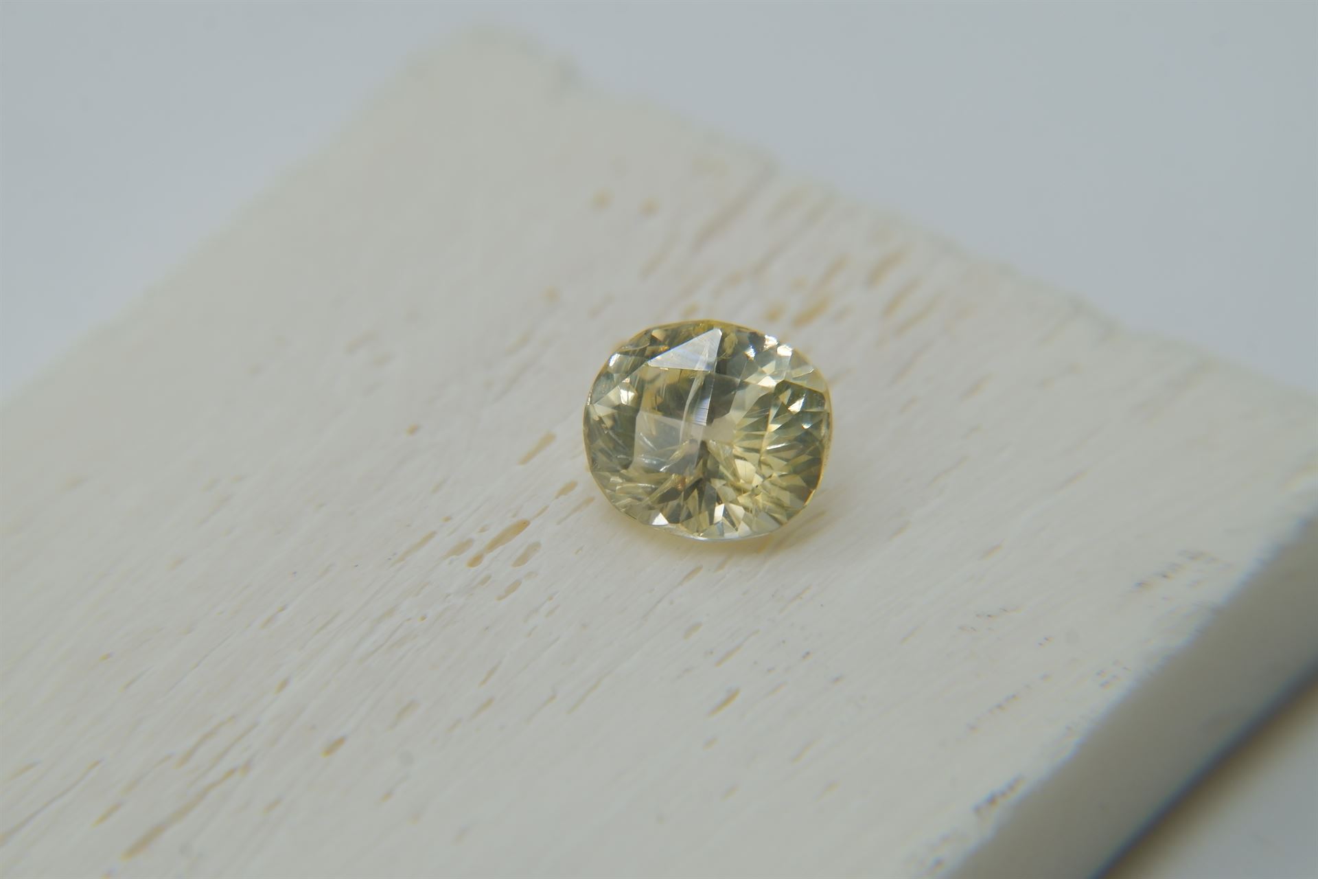 IGL Certified - 1.819 ct Unheated Lemon Yellow Sapphire - Cushion Cut