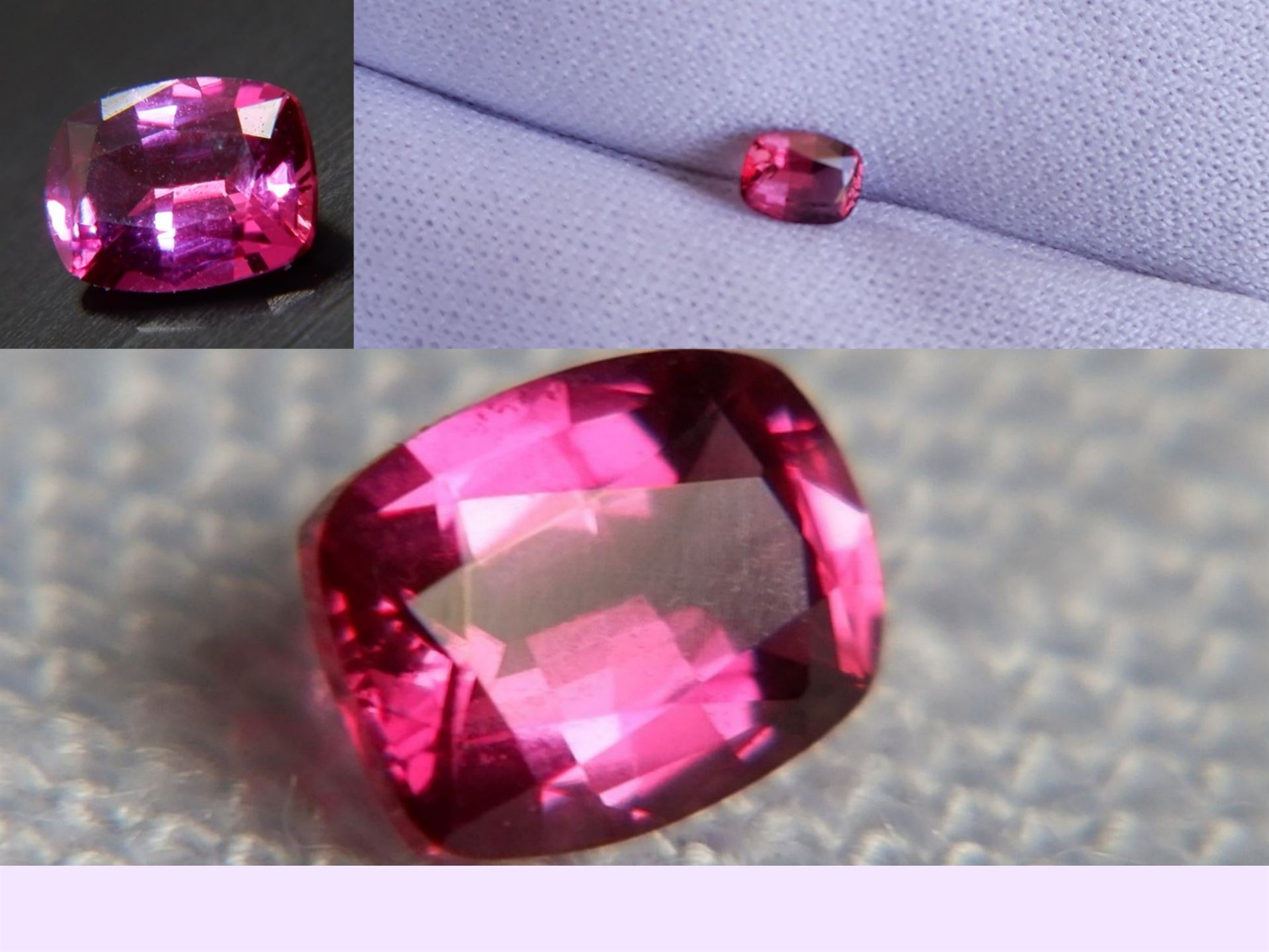 Vivid Pink Sapphire - Unheated - 0.46 ct - GIA Certified - Eye Clean